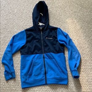 Boys Columbia zip up sweatshirt